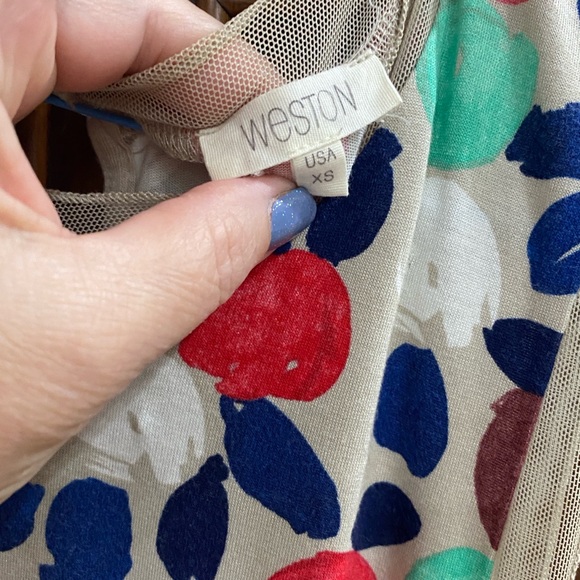 Ladies X-Small Shirt Top Sleeveless Blouse Tank Top Tan Pink Navy Green Weston - Picture 9 of 13